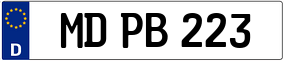 Truck License Plate